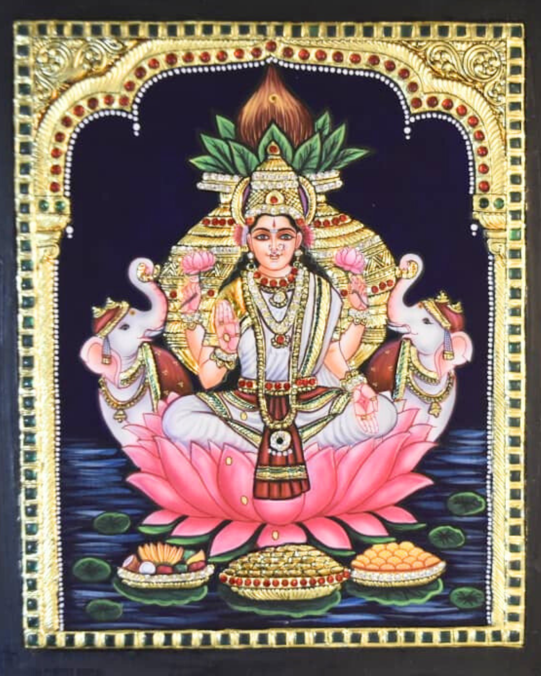 Anjaneya Swamy Tanjore Painting