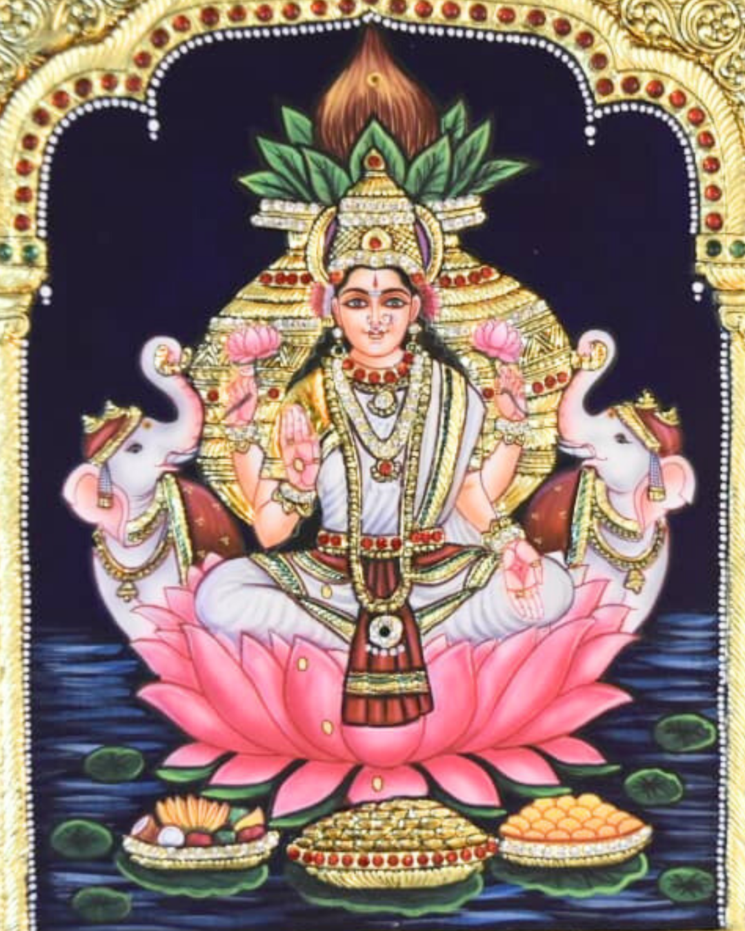 Anjaneya Swamy Tanjore Painting