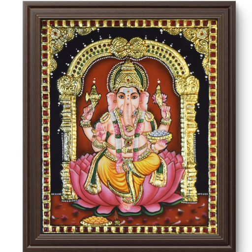 Ganesha Tanjore Painting