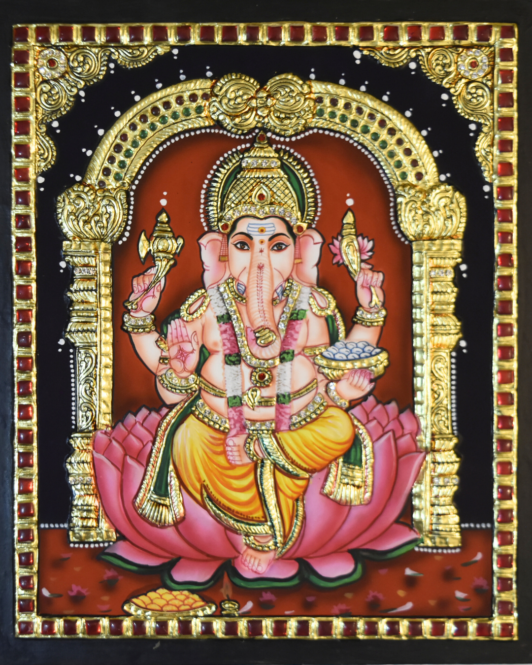 Ganesha Tanjore Painting