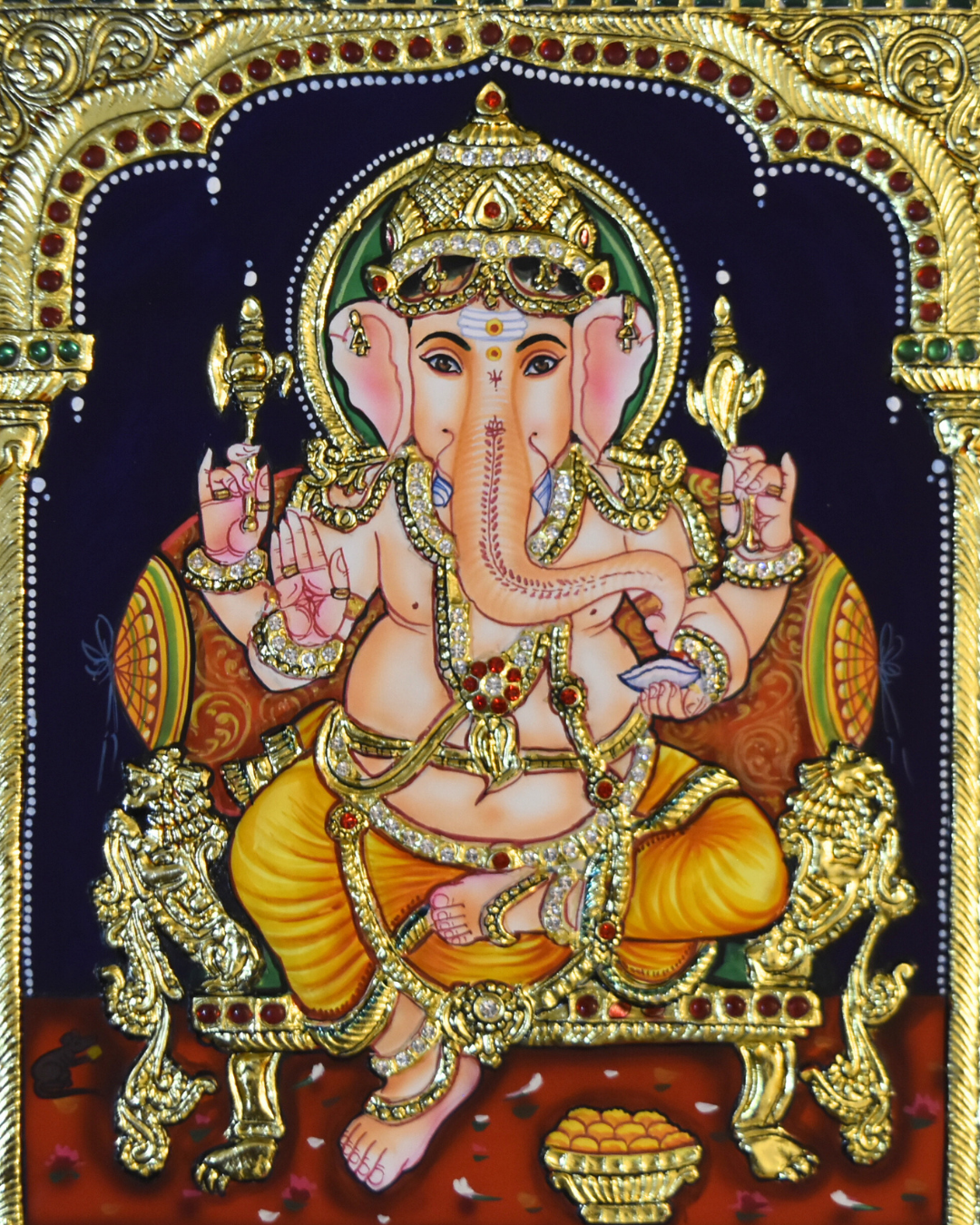 Ganesha Tanjore Painting