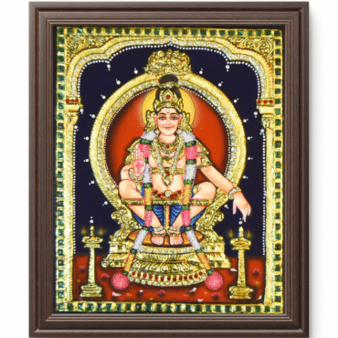 Ayyappa Swamy Tanjore Painting