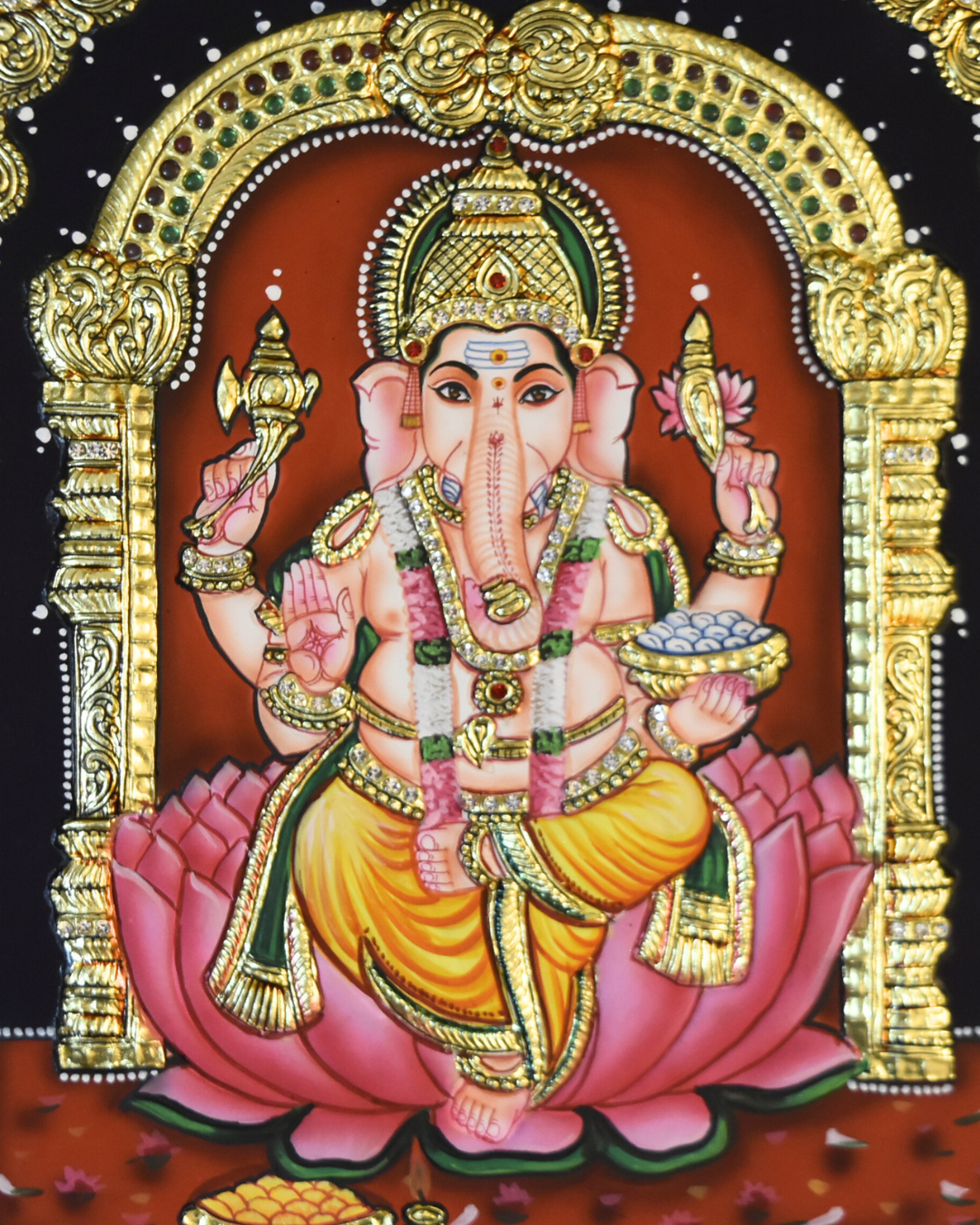 Ganesha Tanjore Painting