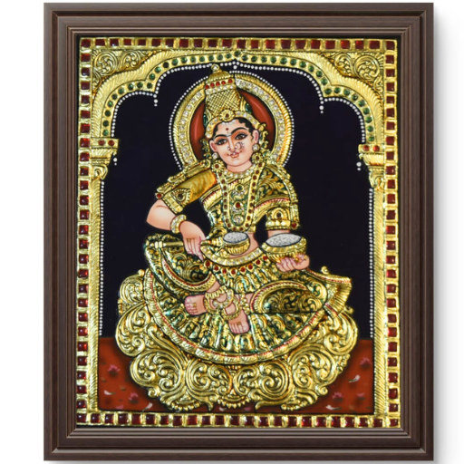 Annapoorneshwari Tanjore Painting