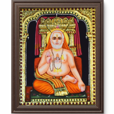 Raghavendra Swamy Tanjore Painting