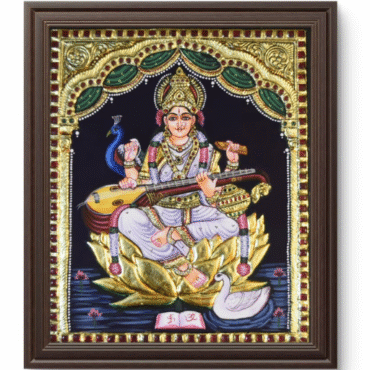 Saraswathi Tanjore Painting