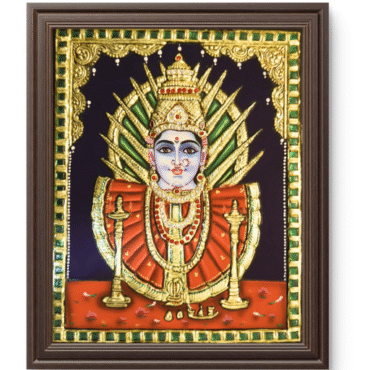 Soudatti Yallamma Tanjore painting