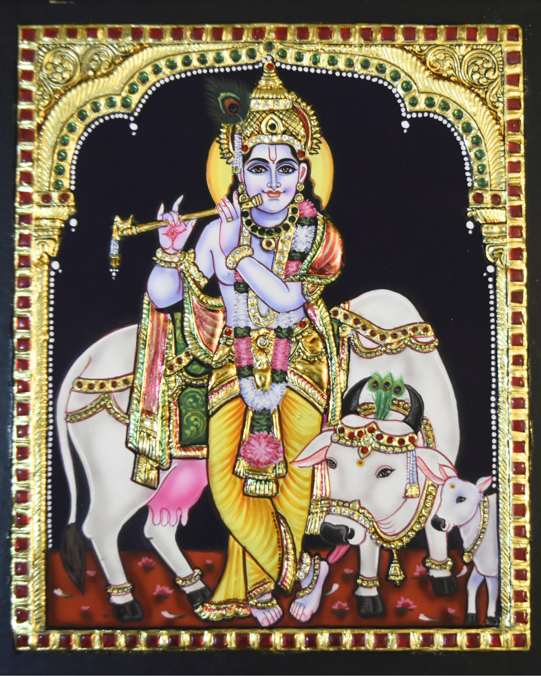 Krishna Tanjore Painting