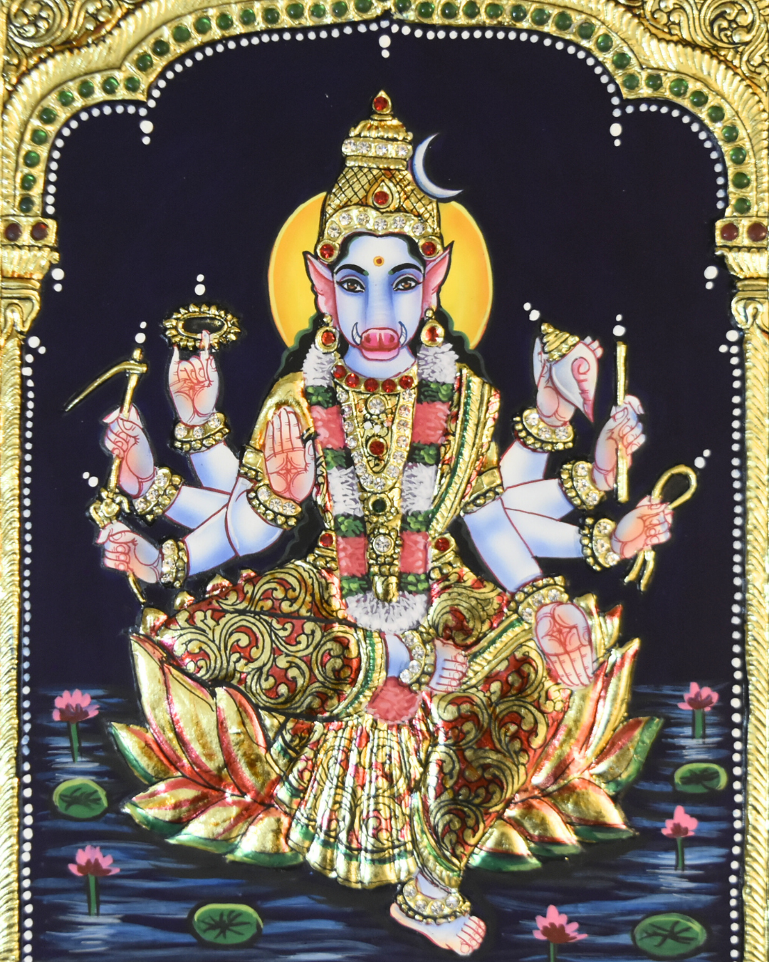 Varaha Roopa Tanjore Painting