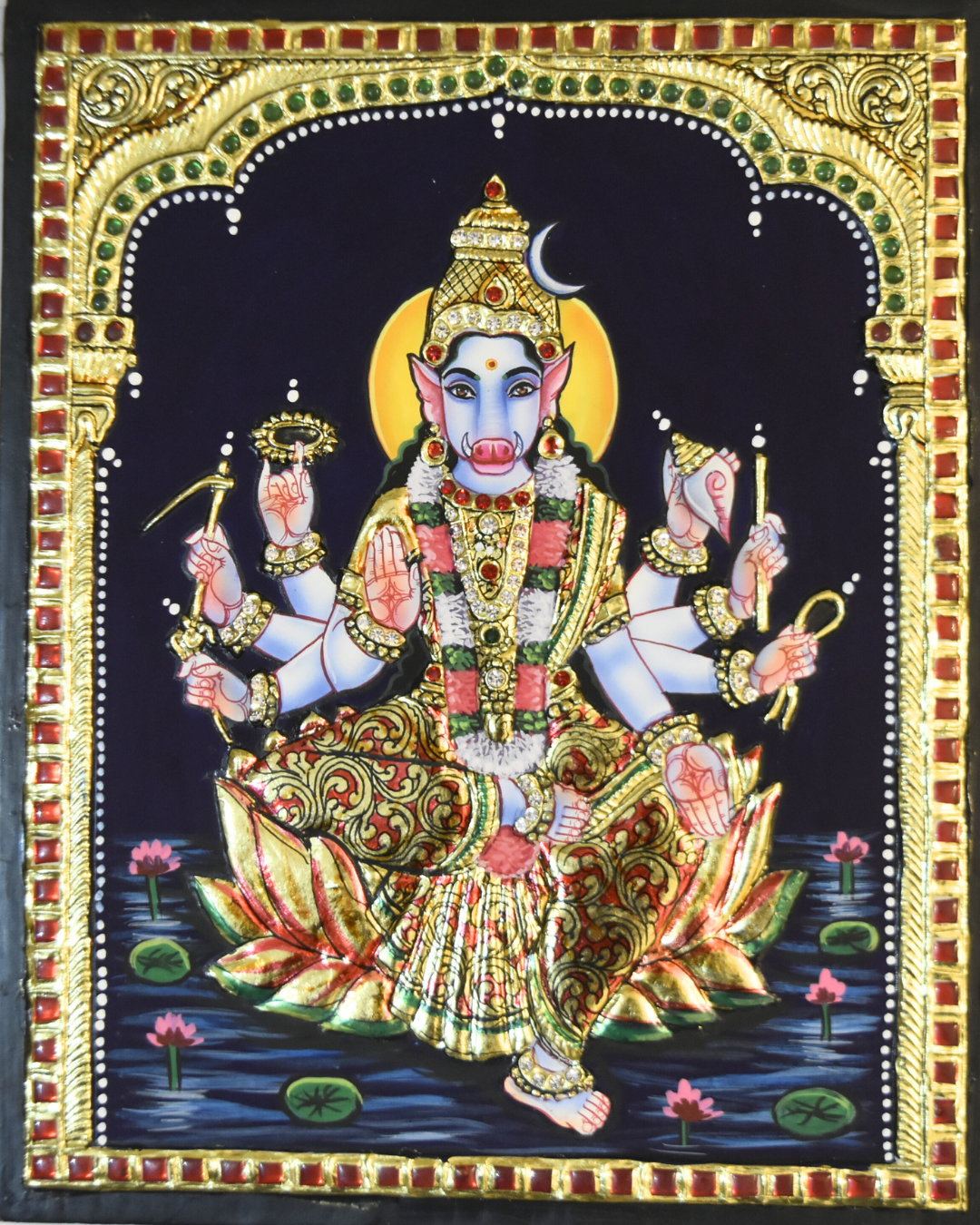 Varaha Roop Tanjore Painting - Image 2