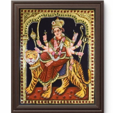 Durga Devi Tanjore Painting
